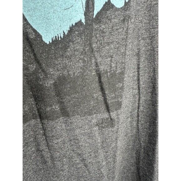 The North Face Shirt Mens XXL Gray Mountain Graphic Short Sleeve Tee Outdoor - Picture 2 of 5